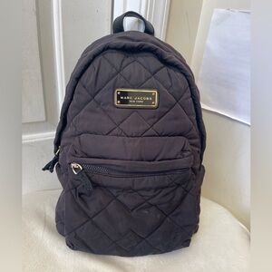 Marc Jacobs Quilted Black Backpack GUC